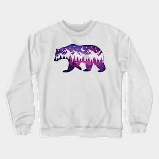 Galaxy Bear Crewneck Sweatshirt